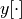 y[\cdot]