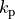 k_\text{p}
