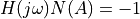 H(j\omega) N(A) = -1