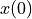 x(0)