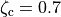 \zeta_\text{c} = 0.7
