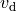 v_\text{d}