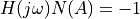 H(j\omega) N(A) = -1