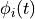 \phi_i(t)