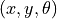 (x,y,\theta)