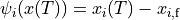 \psi_i(x(T)) = x_i(T) - x_{i,\text{f}}