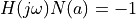 H(j\omega) N(a) = -1