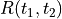 R(t_1, t_2)